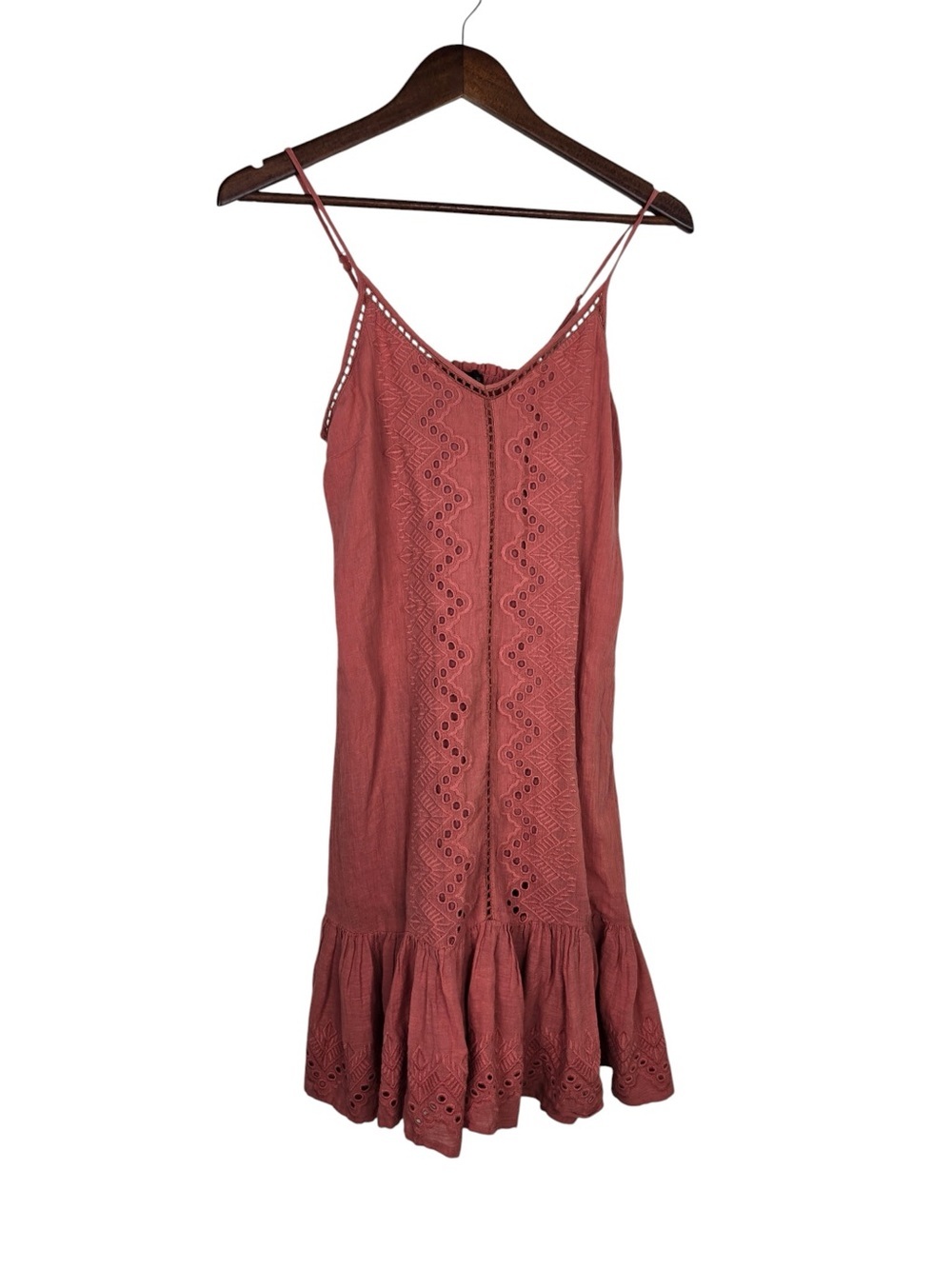 House of Harlow 1960 Eyelet Mini Sundress XS Boho Festival Dress - Picture 5 of 10